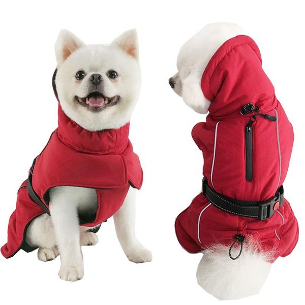 

dog apparel winter overalls for dogs warm reflective coats ski coat waterproof clothes functional design s medium large