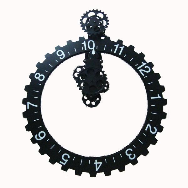 

wall clocks 1 set 4 colors 25 inch modern design large decorative for art home decoration creative gear clock