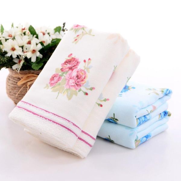 

towel 34x34cm soft cotton bath flower printing bathroom home el beach face