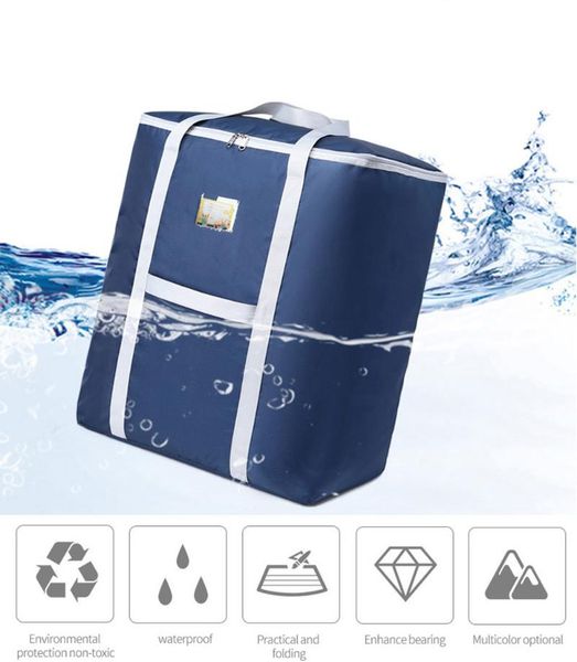 

clothing & wardrobe storage clothes bag large capacity organizer home foldable blanket quilt closet box