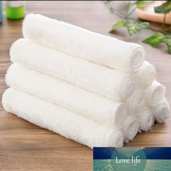 10 ADET Bambu Mendil Mutfak Bulaşık Örtüsü Temizlik Bulaşık Bezi Yapışmaz Yağ Lint-Ücretsiz Silme RAGS Sihirli Temizleme Dishrags