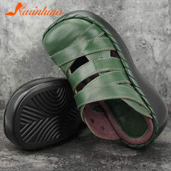 

slippers karin fashion ladies casual beach soft round toe thick bottom flat with women 2021 summer shoes, Black