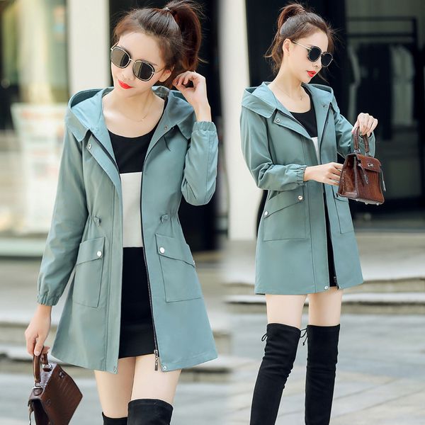 

elegant female new 2021 jacket was fine spring and wild autumn coat big size e55g, Tan;black
