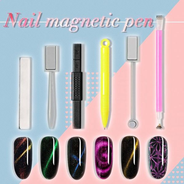 

nail art kits tools cat eyes magnet strong effect magetic stick board for 3d line strip multi-function magnetic pen