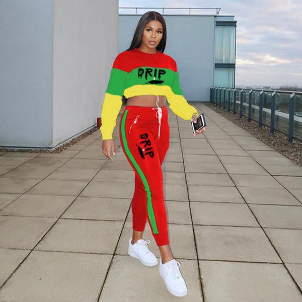 

women's pants & capris dpsde spring 2021 fashion street casual style long elastic high waist printed zipper, Black;white