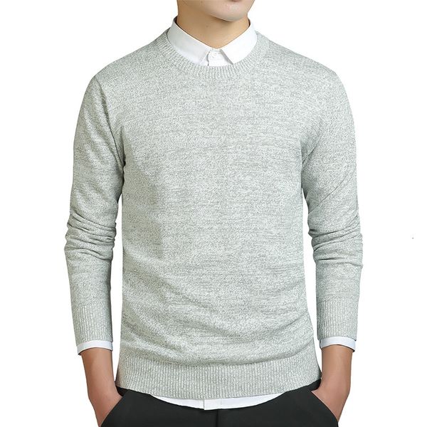 

men's sweaters gray casual sweater, round collar, men's clothes, autumn, , big, thin, knitted jacket l7a1, White;black