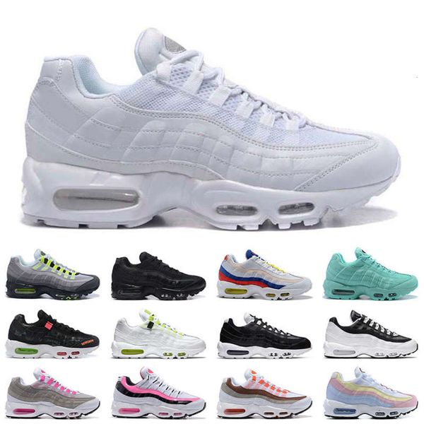 

men women 95 runing shoes triple white black neon worldwide womens ghost plant color mens trainer