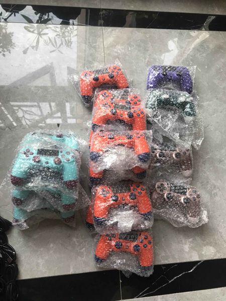 

2021 wireless bluetooth ps4 game controllers 22 colors for play station 4 game system in retail box ps4 controller dhl ship