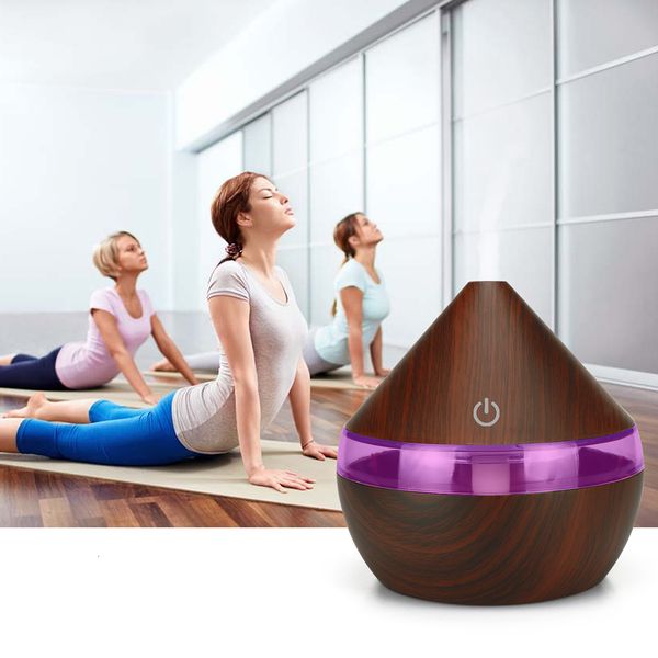 

2021 new usb 300 ml 2 w cold fog air moistur essential oil diffusion 7 light color change for home office yoga room spa esdo