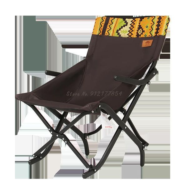 

camp furniture outdoor ultra light aluminum alloy folding chair household portable lunch break reclining armchair fishing lei