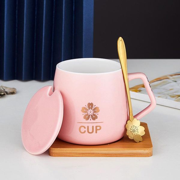 

mugs modern luxury ceramic mug gift box set coffee cup nordic creative with lid spoon boxed simple couple drinkware tea