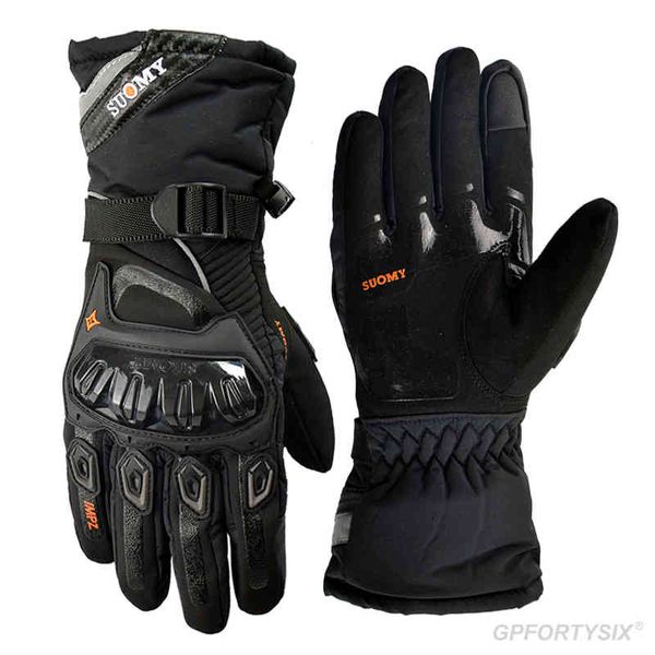 

suomy rcycle winter warm rbike guantes touch screen gant moto riding gloves 100% waterproof windproof, Blue;gray