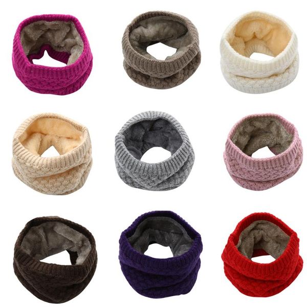 

men women all-match fashion man winter warm scarf wome bufanda thickness knitted collar new autumn winter bandanna female, Black