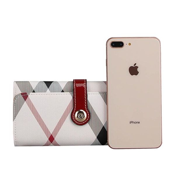 

wallets wallet women 2021 ladies long bag purses, Red;black