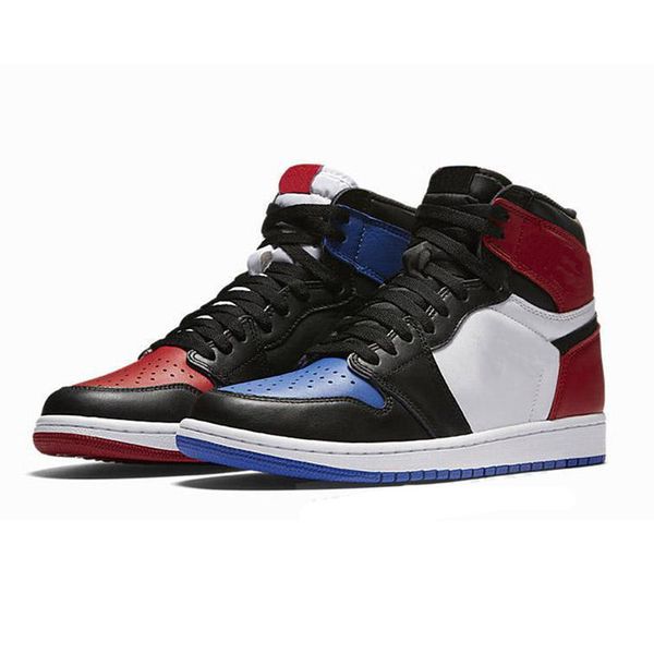 

new high og 1 basketball shoes 1s mid chicago royal toe black metallic gold pine green black unc patent men women sneakers trainersmlr2