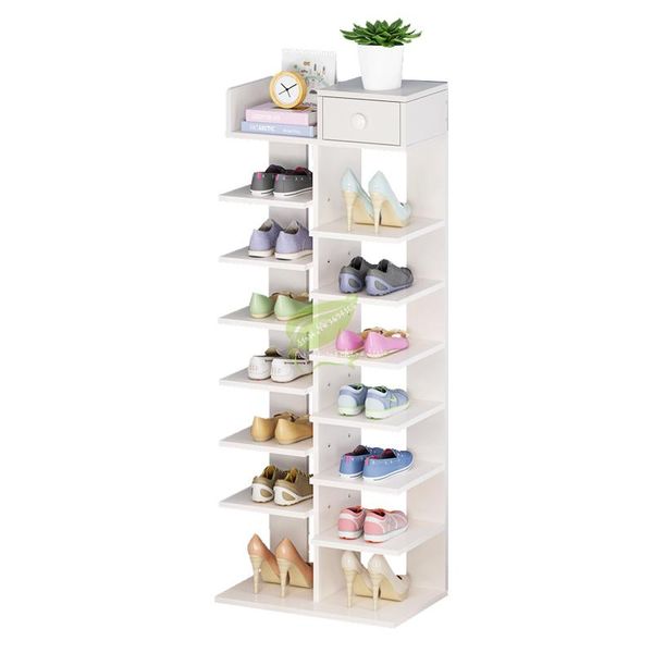 

clothing & wardrobe storage simple household shoe rack large capacity artificial board living room cabinet door organizer