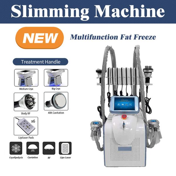 

cryotherapy fat ing machine waist slimming cavitation rf equipment loss weight fats reduction lipo laser 2 cryo heads can work at the same t