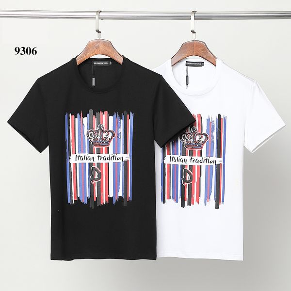 

dsq phantom turtle men's 2023ss new mens designer t shirt paris fashion tshirts summer t-shirt male cotton 1247, White;black