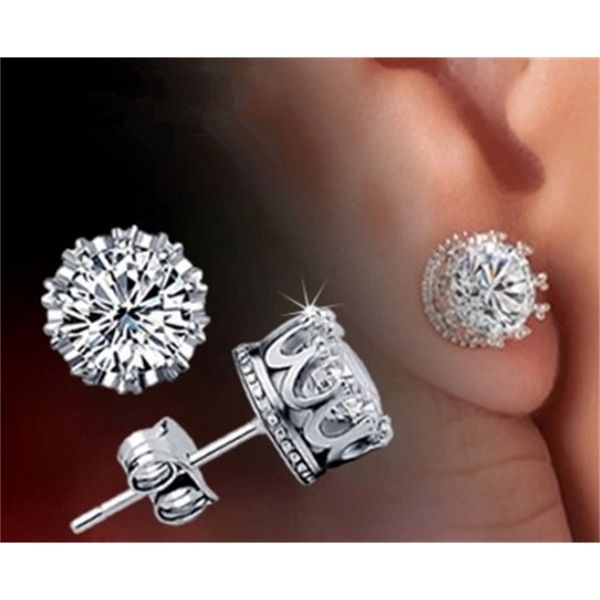 

wholesale low price chaming crystal diamond lady's earings tx 19yxc, Silver
