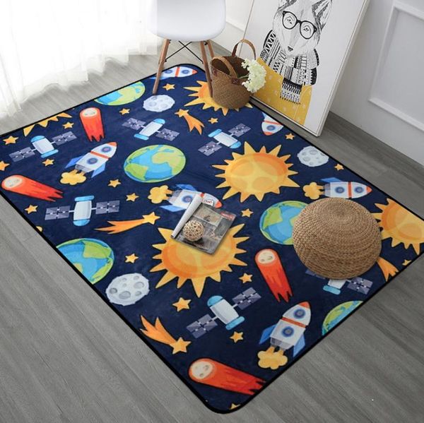 

cushion/decorative pillow planet spacecraft series carpet door entry living room bedroom mat kitchen bay window strip water absorbing blanke