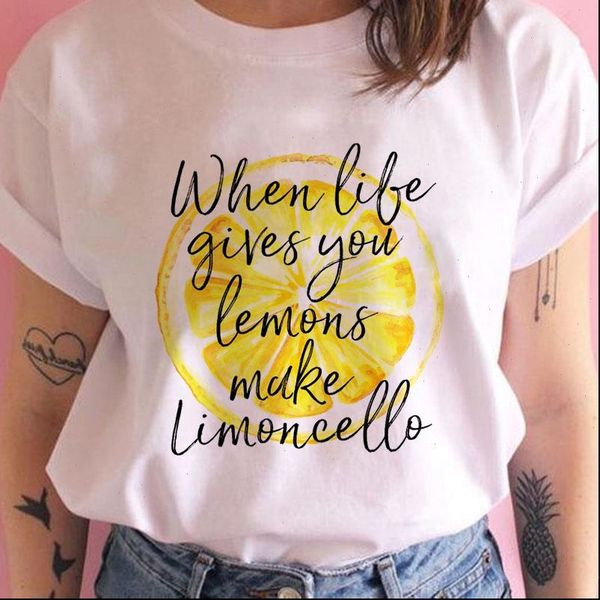 

women t shirt graphic sleeve watermelon pineapple printed fruit basic t shirt womens clothing summer lady female t shirt, White