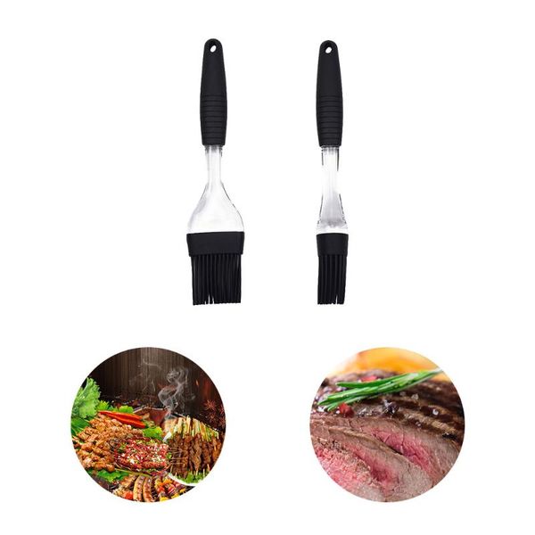 

tools & accessories cake baking barbecue brush silicone eco-friendly bread cream bbq oil grill cooking utensils kitchen dining accessory