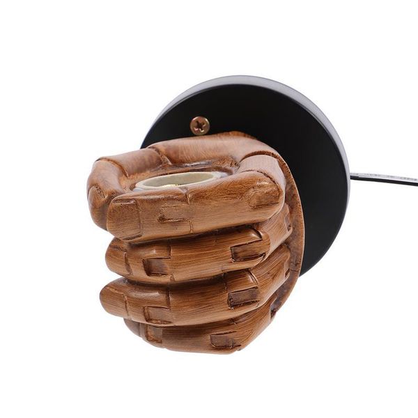 

wall lamp 1pc creative home delicate fist shaped e27 socket light bulb holder