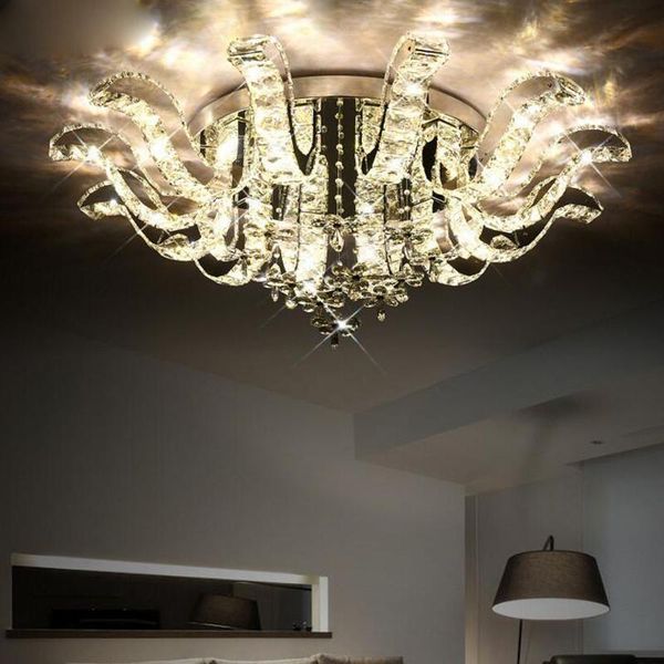 

ceiling lights the living room lamp round modern minimalist led crystal restaurant creative flower wedding master