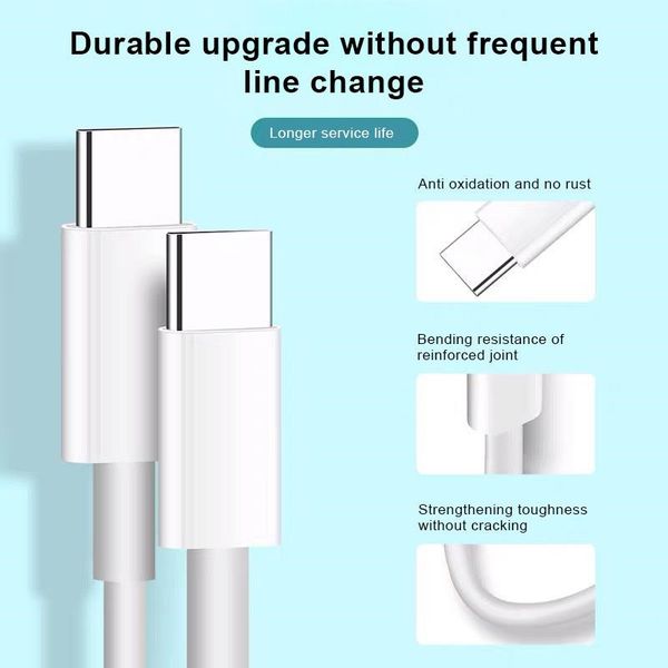 

new usb c to usb c cable 5a 60w pd fast charging cable type-c data cable for samsung s20,for macbook pro