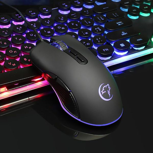 

ywyt g830 7-buttons 3200dpi 4-color led backlit wired gaming mouse usb wired optical gaming mouse mice for pc lapcomputer