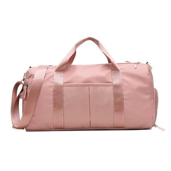 Zaini da zaino Borse da palestra sportive in nylon impermeabile per esterni Uomo Donna Allenamento Fitness Borsa da viaggio Borsa da yoga Borsa sportiva con scomparto per scarpe P230508