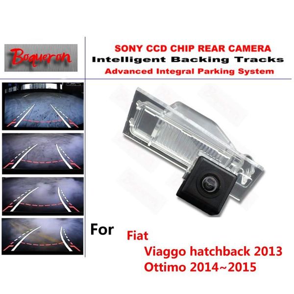 

car rear view cameras& parking sensors for viaggo hatchback 2013 ottimo 14~15 ccd backup camera intelligent tracks dynamic guidance