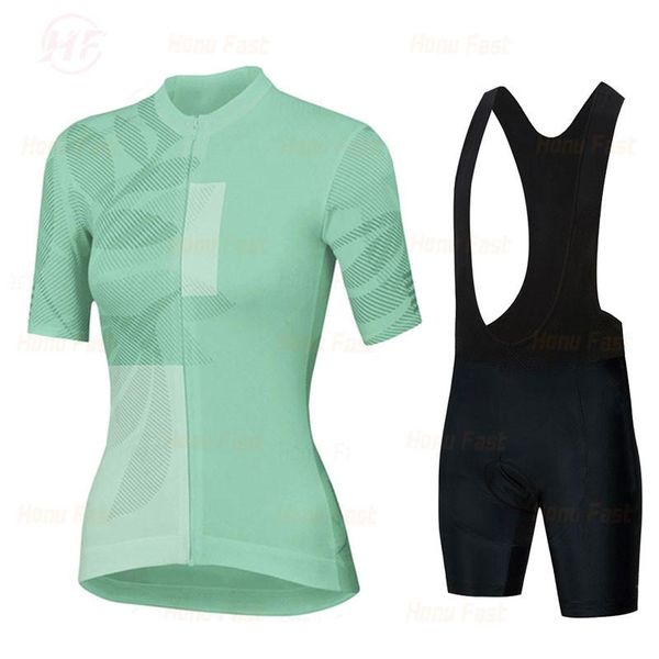 

racing sets cycling jersey set 2021 pro team women's summer bicycle clothing quick-dry mountain female bike clothes, Black;blue