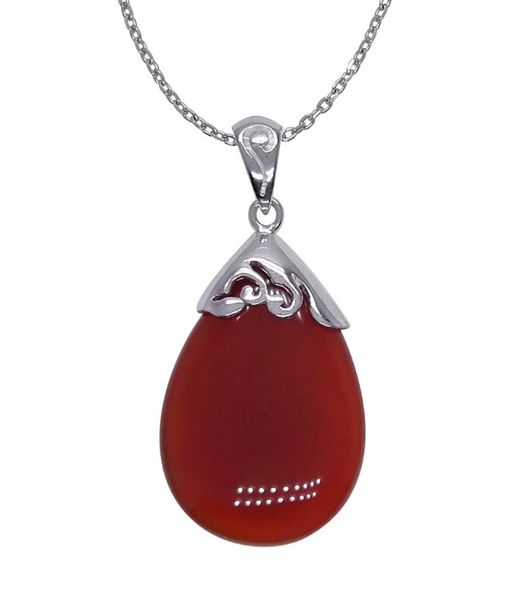 

lockets 100% real solid 925 sterling silver jewlery agate pendants with grade stone