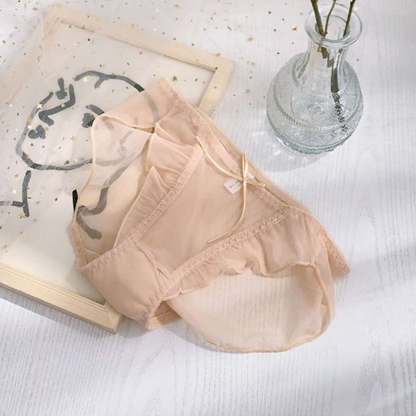 

transparent middle waist breathable comfortable triangular, Black;pink