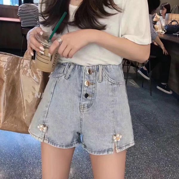 

women's shorts femme denim summer woman short pants, White;black