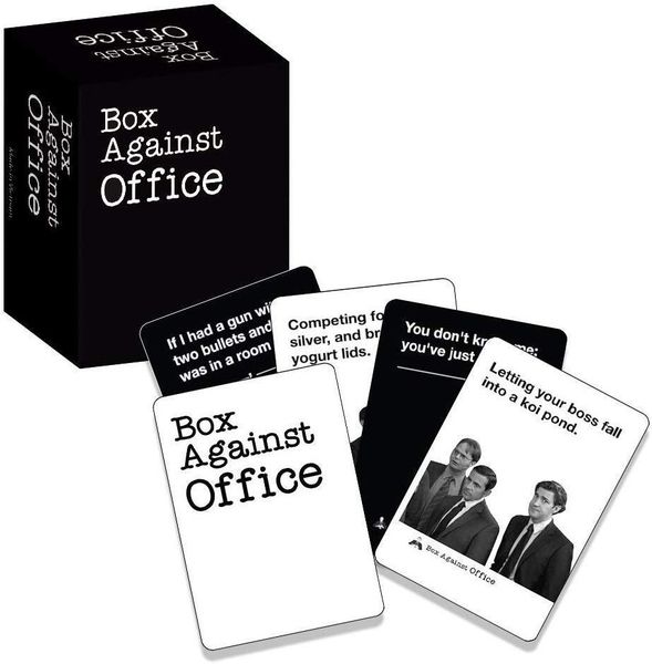 

fun english cads the office game box tegen kantoor board game met party game