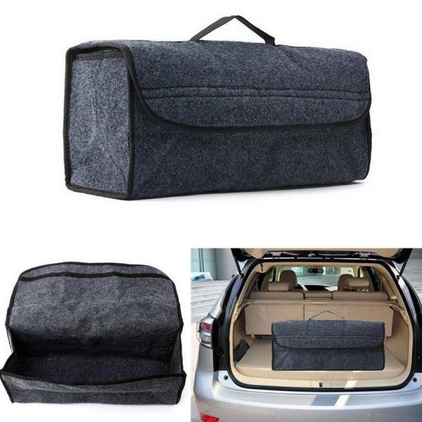 

car organizer woolen felt trunk storage box bag vehicle multi-use toolbox boxes portable foldable bags