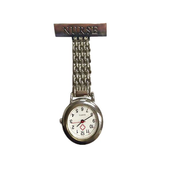 Legierung Krankenschwester Taschenuhren Clip-on Fob Quarz Brosche Hängende Pflege Pin Uhr Mode Luxus Männer Frauen Unisex Voller Stahl relogio Uhr