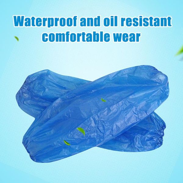 

new disposable 100pcs sleeve covers dust-proof protective arms cover elastic ends cleaning painting dust-proof covers