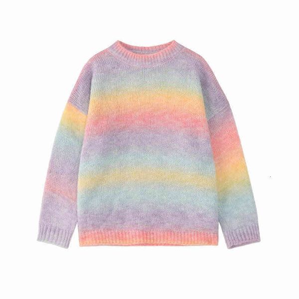 

women's sweaters spring autumn for women kawaii loose oversized long sleeve oversize korean clothes vintage harajuku hp0m, White;black