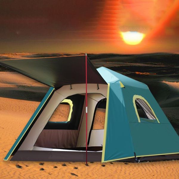 Zelte und Unterstände Zelte und Unterstände Ultraleichtes Campingzelt Strand-Sonnenschutz Angeln Familienreisen Regenfest Outdoor-Wandern Hitorhike Barraca Sportartikel