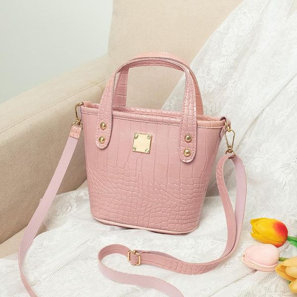 

duffel bags bag female 2021 fashion portable bucket simple one-shoulder messenger
