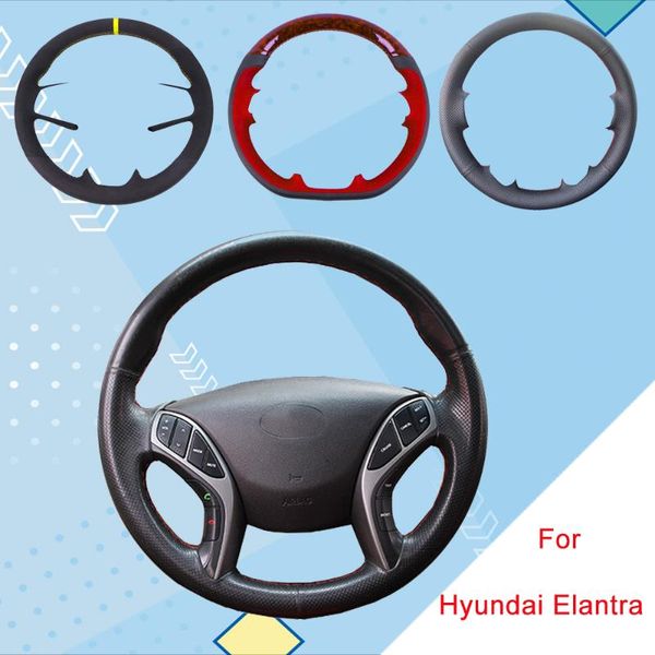 

steering wheel covers customized car cover for elantra 3 sport avante i30 (tourer) leather braiding