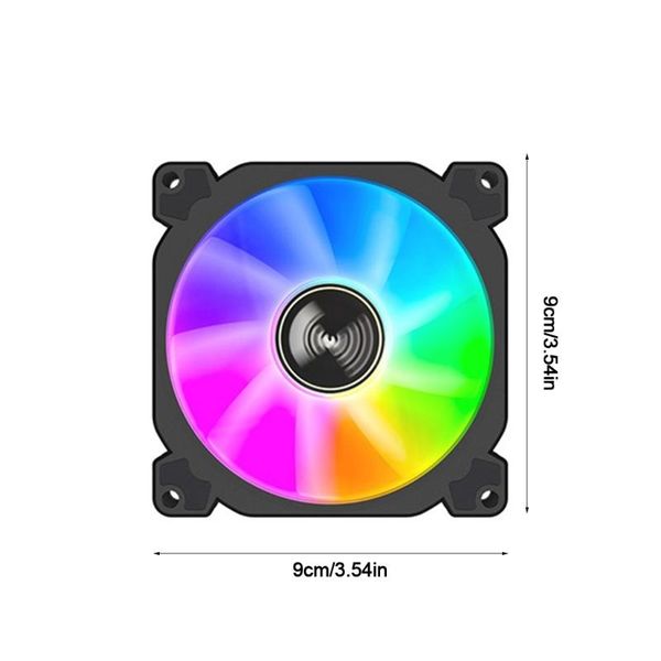 

lapcooling pads cpu cooler 9cm case fan argb sync addressable rgb pwm 4pin quiet chassis air 92x92x25mm 12v-4 pins