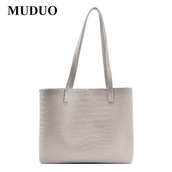 

evening bags 2 sets women's stone pattern handbags soft leather totes for women 2021 luxury designer ladies handle shoulder bag