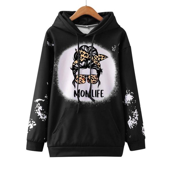 

women's hoodies & sweatshirts 2021 spring autumn print oversized sweatshirt men and harajuku warm pullover womens korean style hoodie #, Black