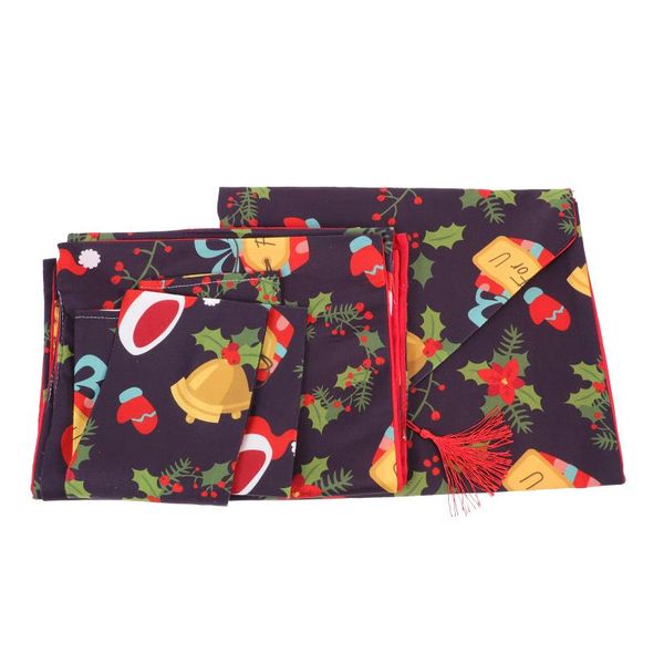 

table cloth 1set festival ornament xmas tablecloth placemat home adornment