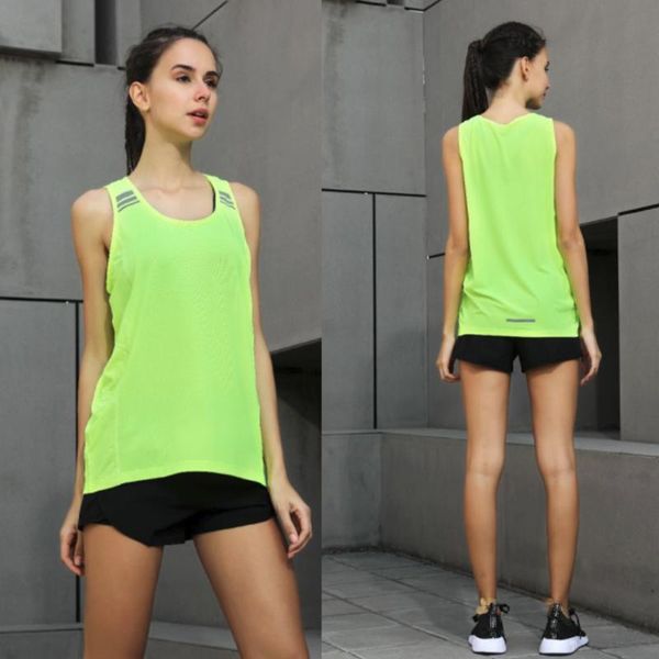 

yoga outfit shirt women sport dance thin fitness sleeveless breathable quick dry vests workout exercise loose running t-shirts