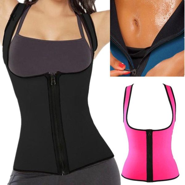 

women's shapers women neoprene sweat sauna suit fat burner waist trainer corsets weight loss workout long sleeve t shirt body shaper, Black;white